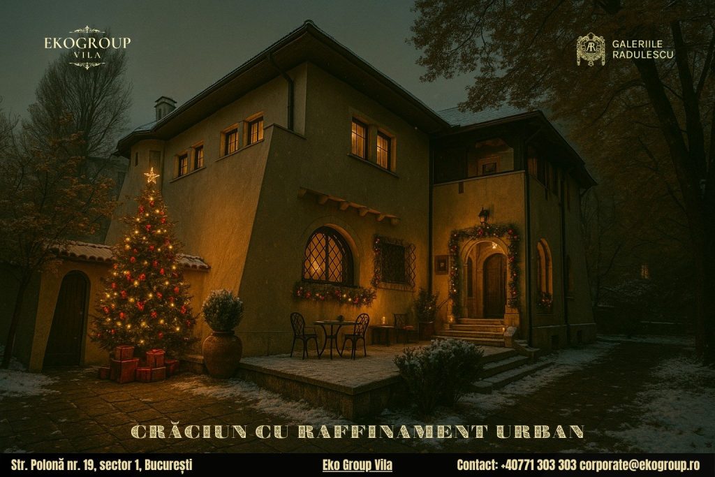 Poveste de Craciun: Magia Crăciunului anilor ’30 la fosta Casă Tătărăscu, azi Eko Group Vila