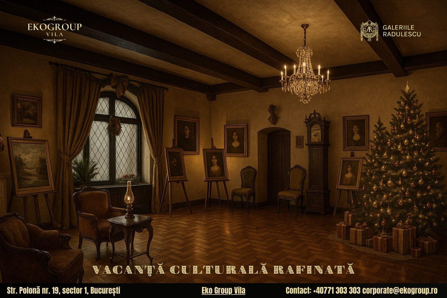 Vacanța de Crăciun în stilul anilor ’30: o experiență culturală la Eko Group Vila